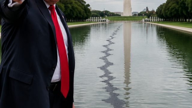 Trump Claims Vandalism at the Reflecting Pool Sparks Controversy | manu888 slot, casino rocket, bisi