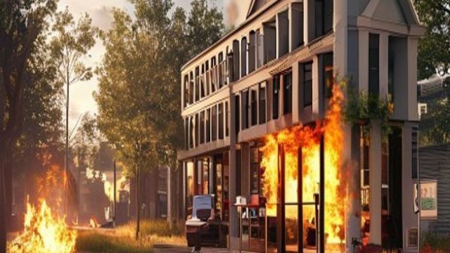 Investigation Underway After Fire Ravages Downtown Park Structure