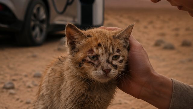 From Desert to Home: The Journey of a Rescued Cat | fun 777 slot, r city locked away lyrics